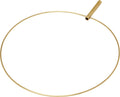 Trellis Round Pendant Accs Round Natural Brass