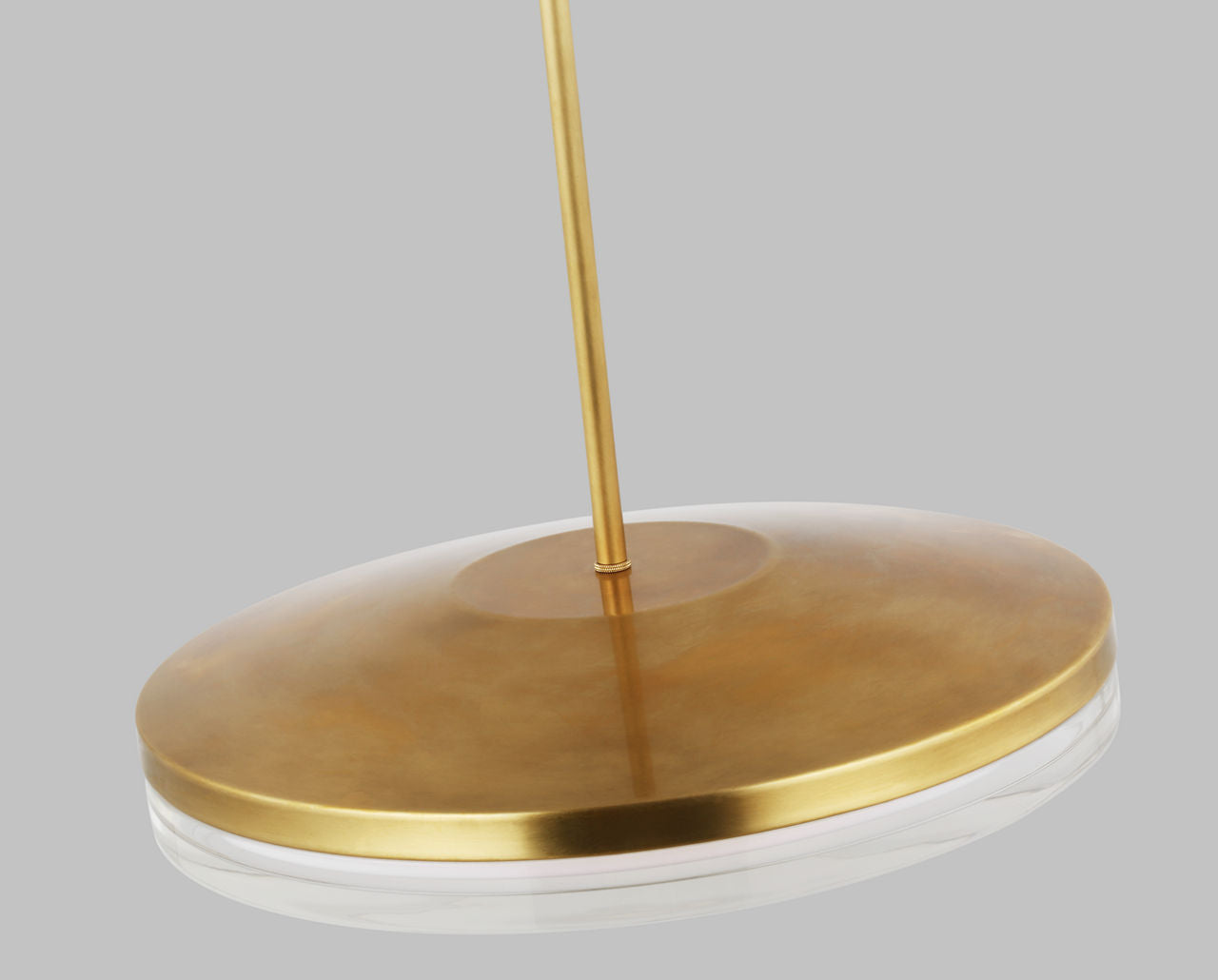 Wyatt Large Pendant Natural Brass 3000K 90 CRI integrated led 90 cri 3000k 120v-277v unv