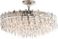 Trillion Large Flush Mount | Polished Nickel
