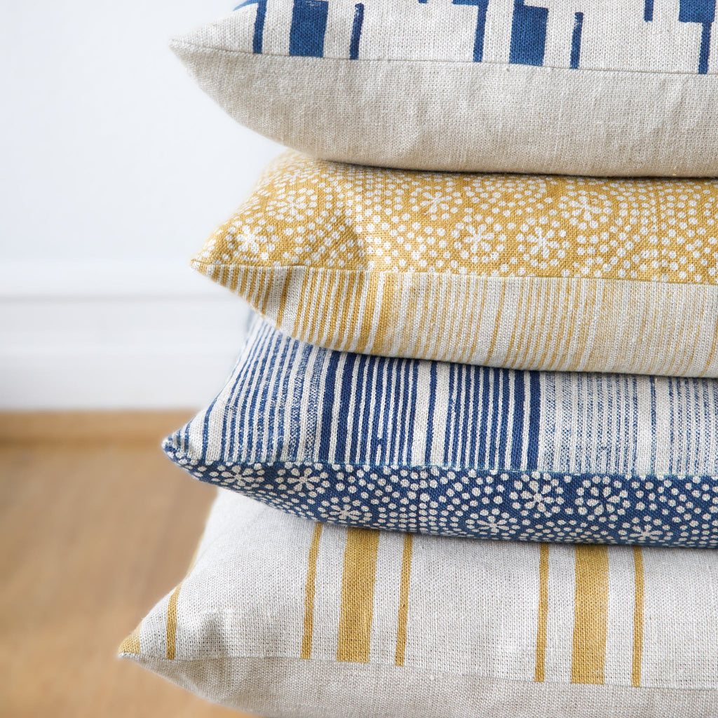 Wisteria Indigo Pillow