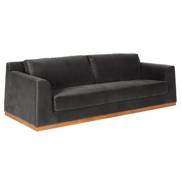Seville Sofa | Grey Velvet