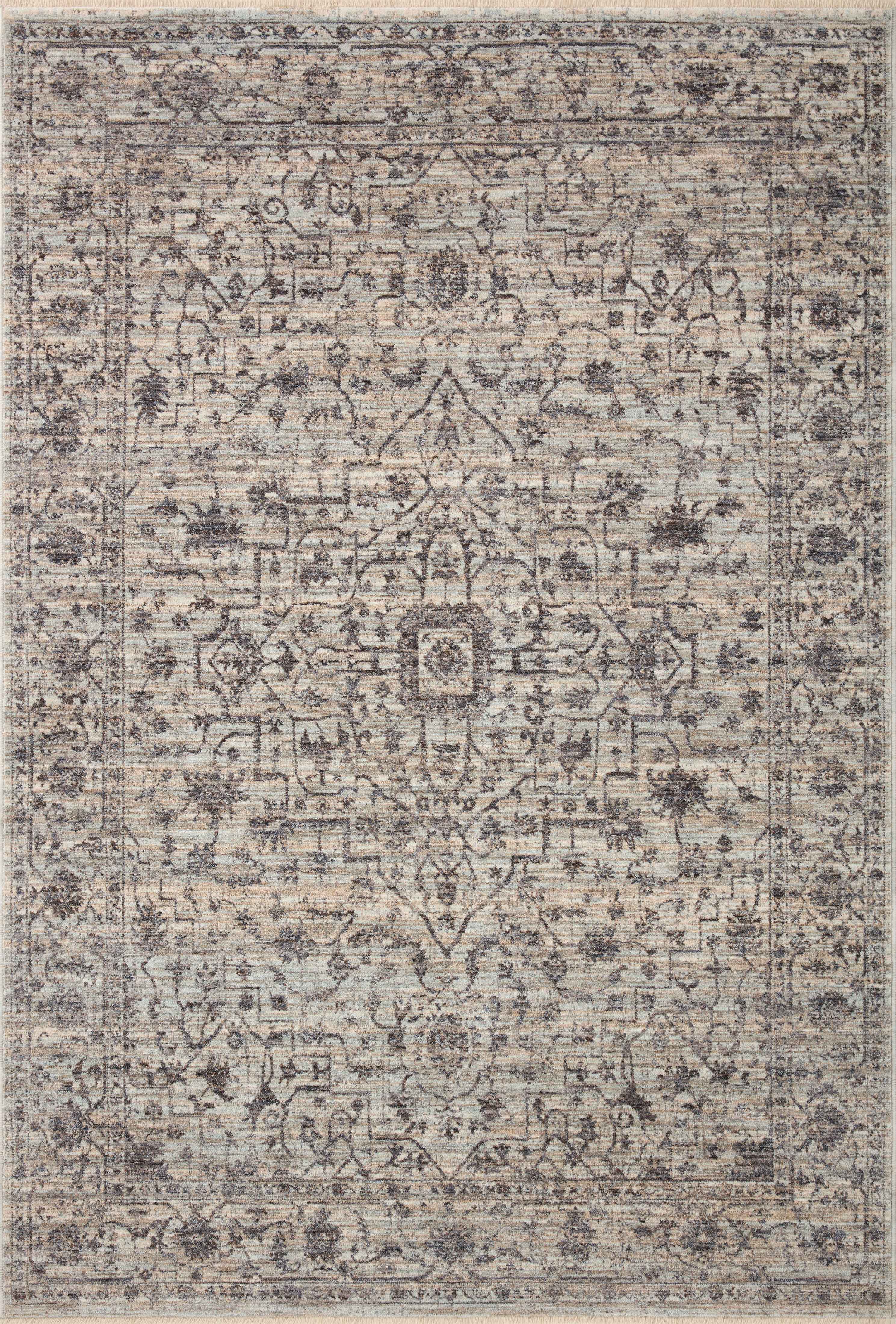 Loloi II | Sorrento Collection | Mist / Charcoal | SOR-01