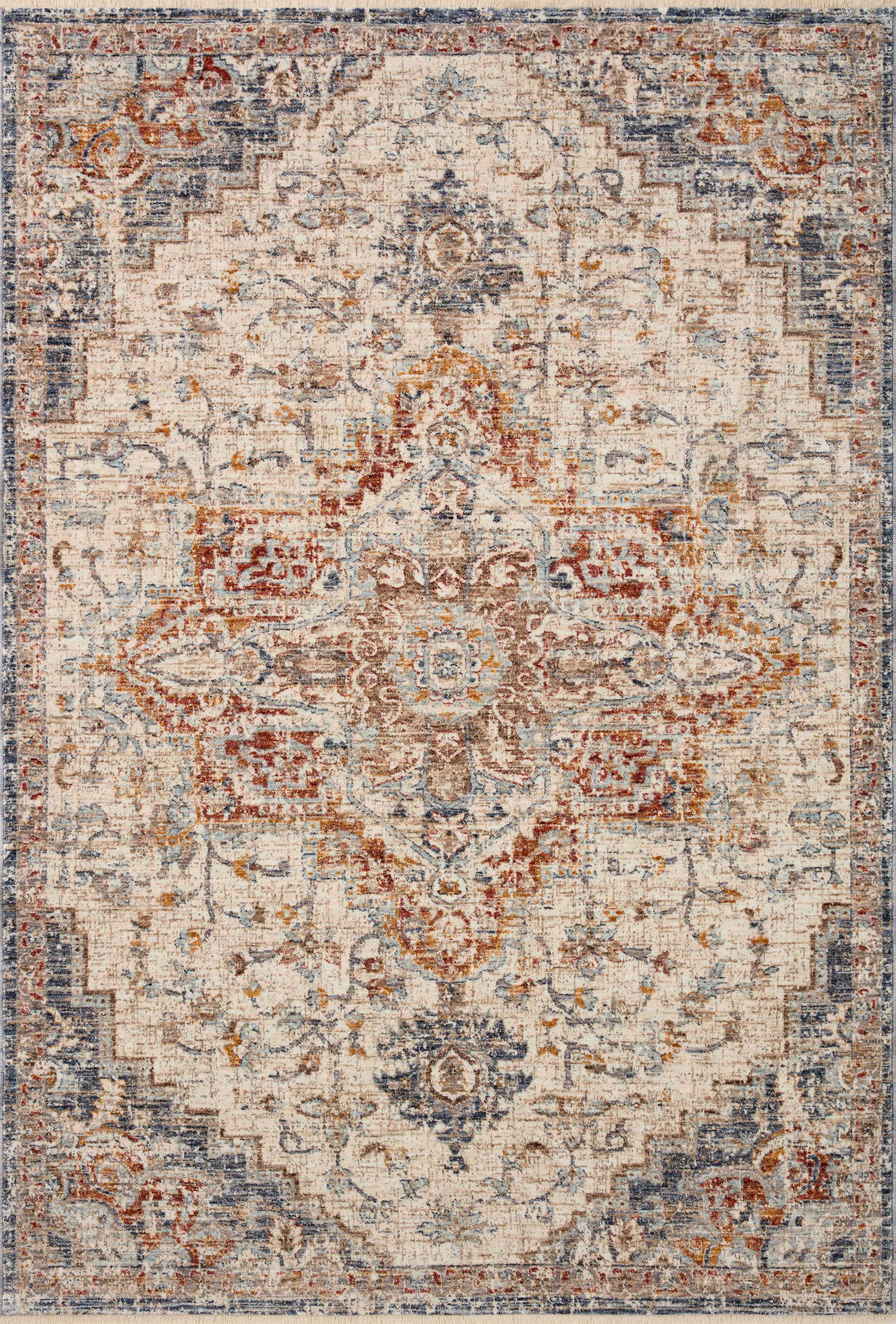 Loloi II | Sorrento Collection | Ivory / Fiesta | SOR-05
