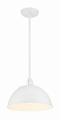 Soto 12'' White Pendant