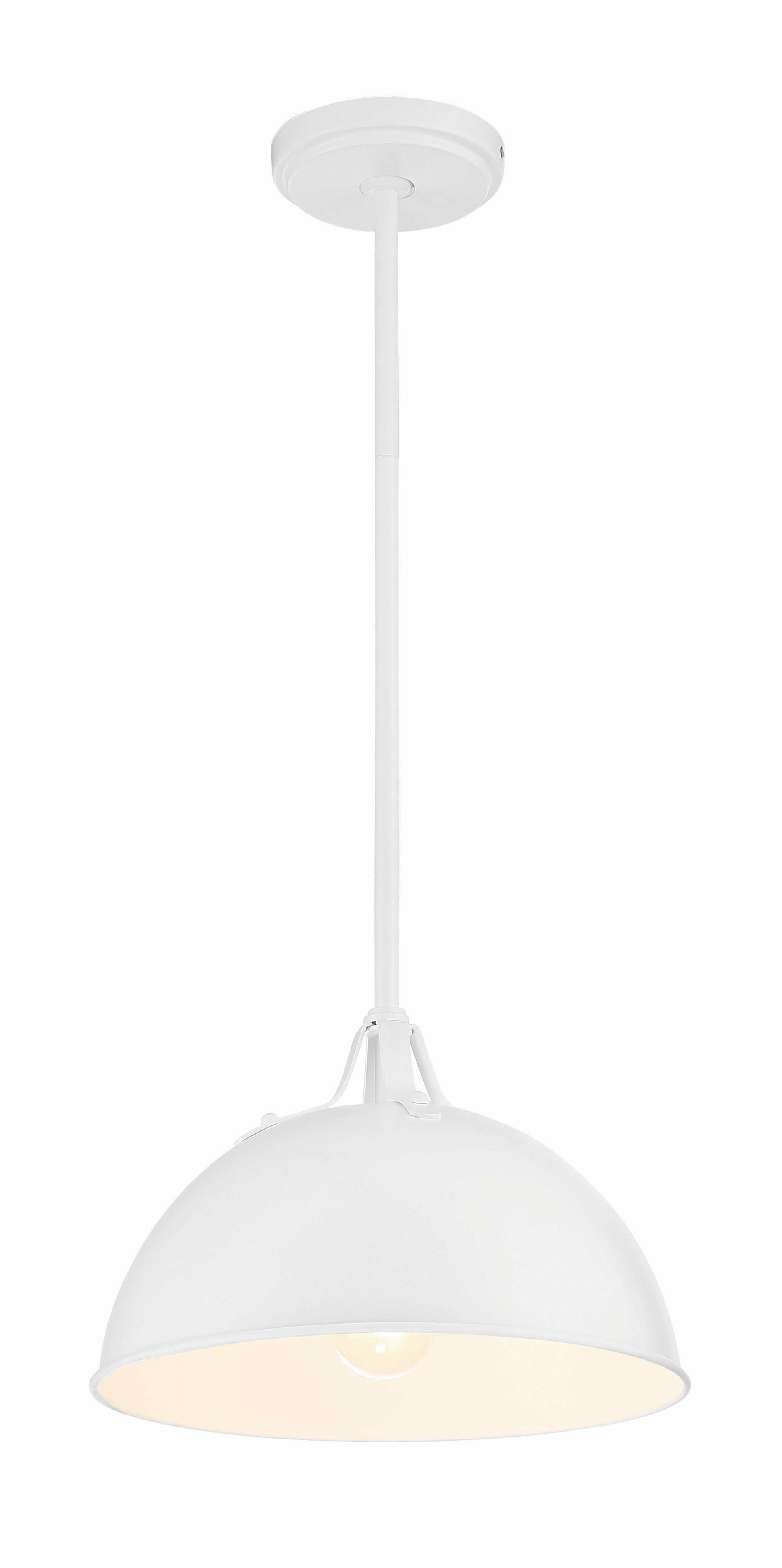 Soto 12'' White Pendant