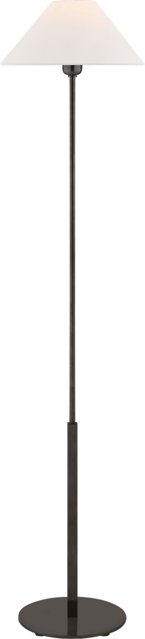 Hackney Floor Lamp | Bronze | Linen Shade