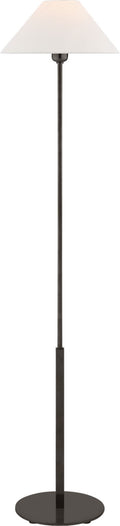 Hackney Floor Lamp | Bronze | Linen Shade