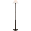 Hackney Cordless Floor Lamp | Bronze | Linen Shade