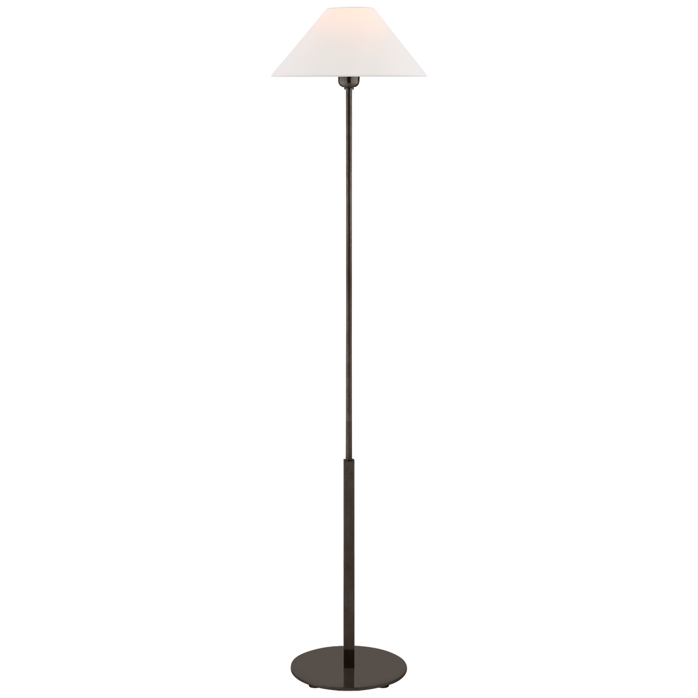 Hackney Cordless Floor Lamp | Bronze | Linen Shade