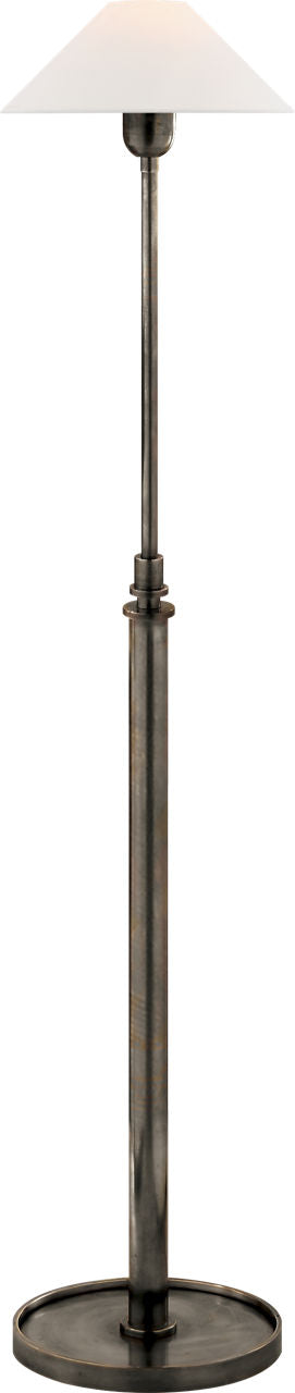 Hargett Floor Lamp | Bronze | Linen Shade