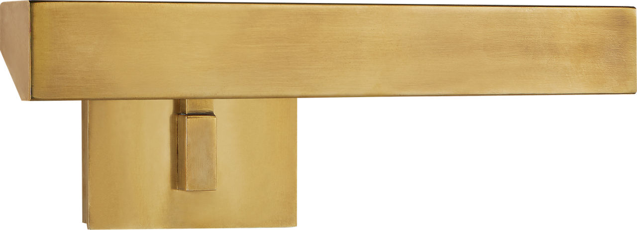 McClain 12" Hardwired Picture Light | Hand-Rubbed Antique Brass