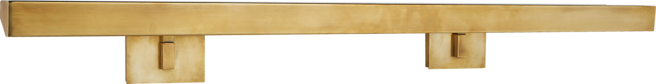 McClain 42" Hardwired Picture Light | Hand-Rubbed Antique Brass