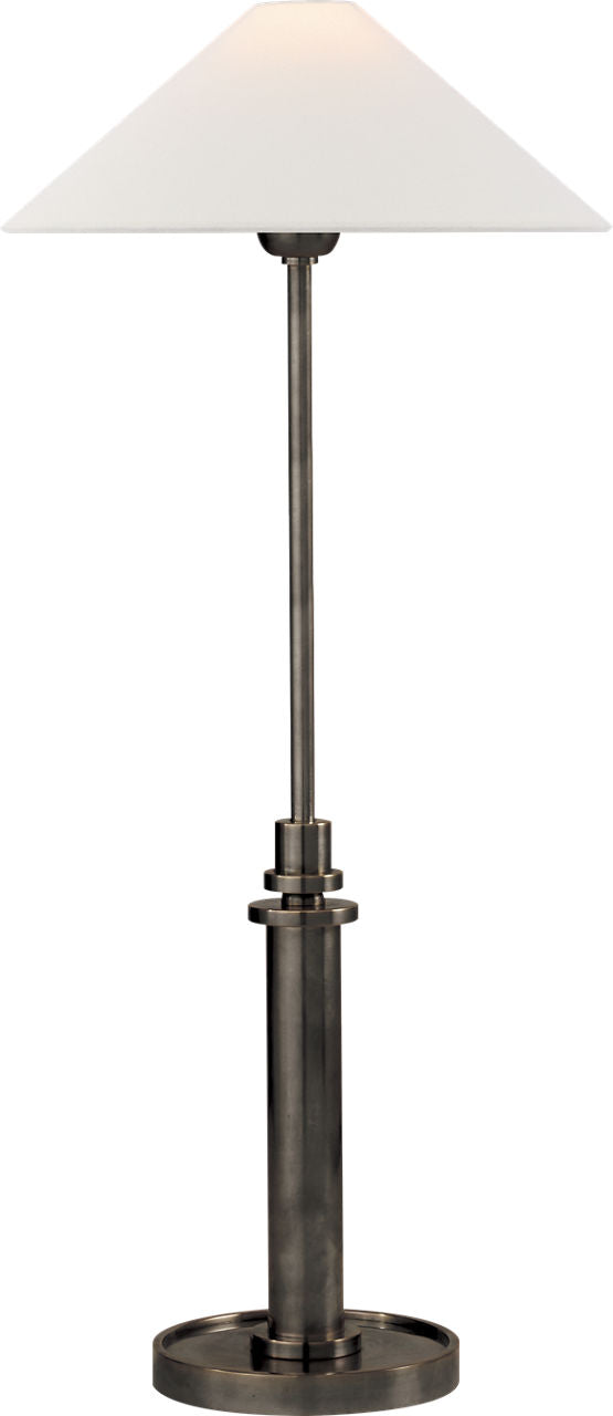Hargett Buffet Lamp | Bronze | Linen Shade