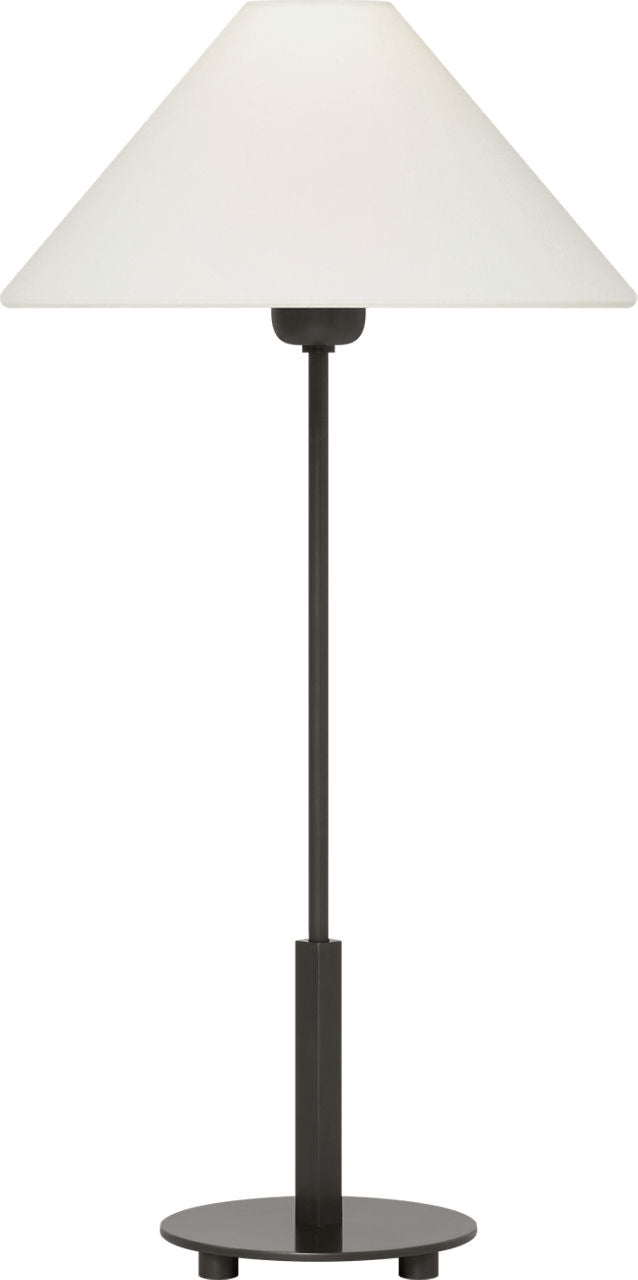 Hackney 24" Cordless Buffet Lamp | Bronze | Linen Shade