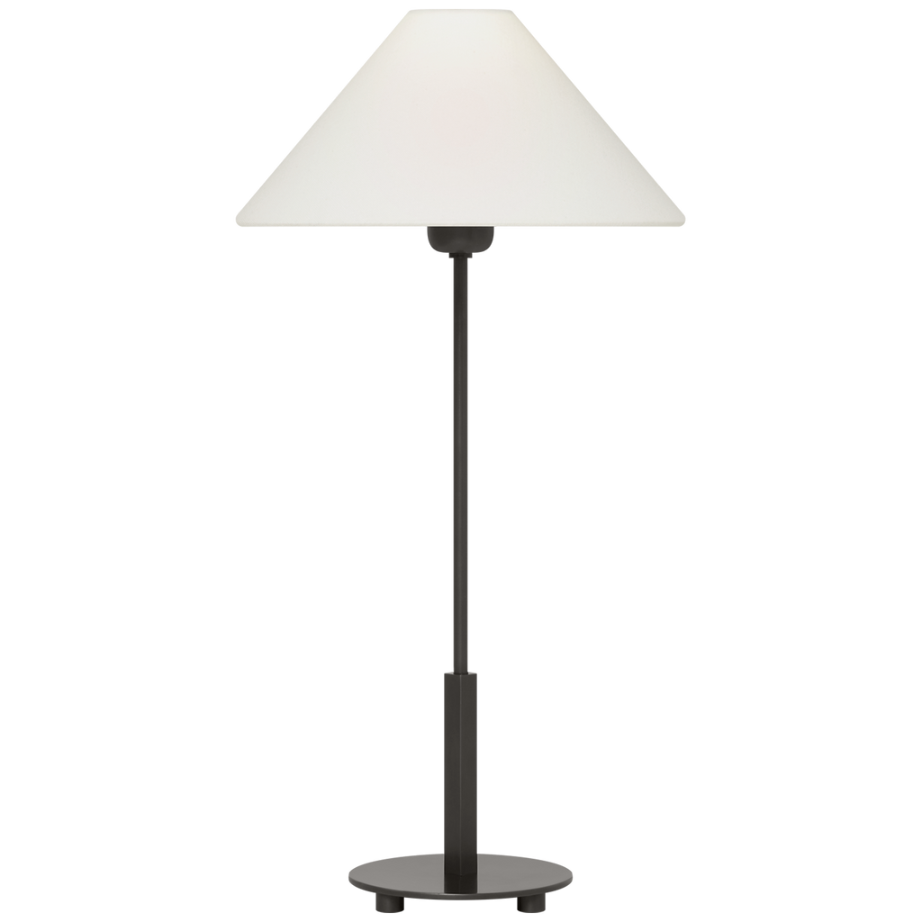 Hackney 24" Cordless Buffet Lamp | Bronze | Linen Shade