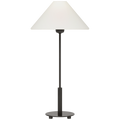 Hackney 24" Cordless Buffet Lamp | Bronze | Linen Shade