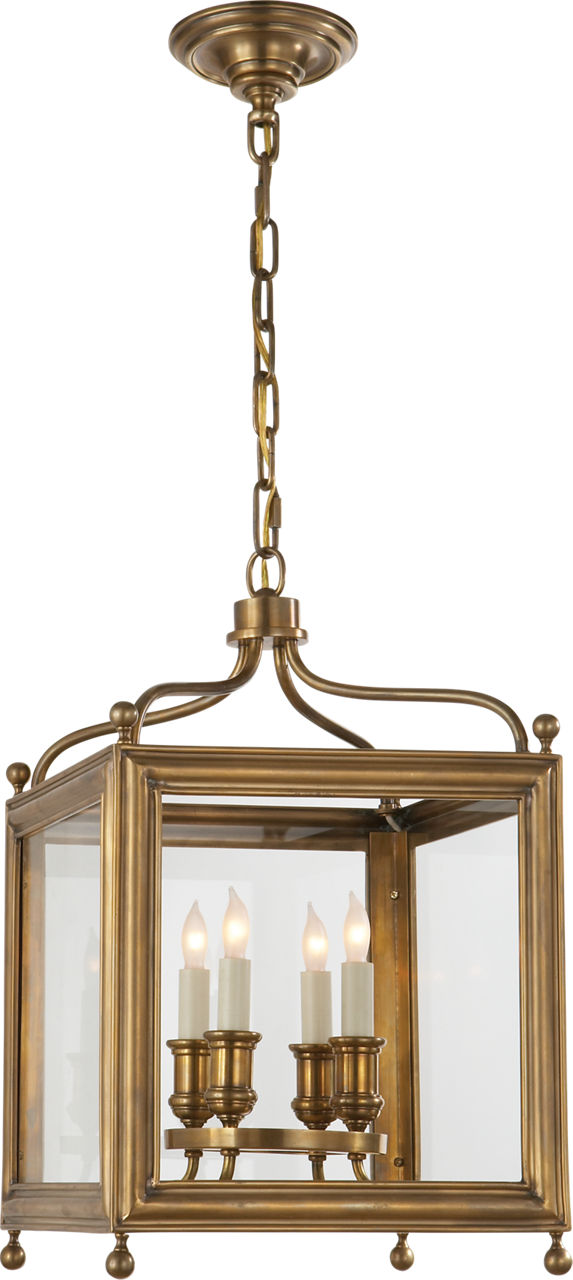 Greggory Small Lantern | Hand-Rubbed Antique Brass
