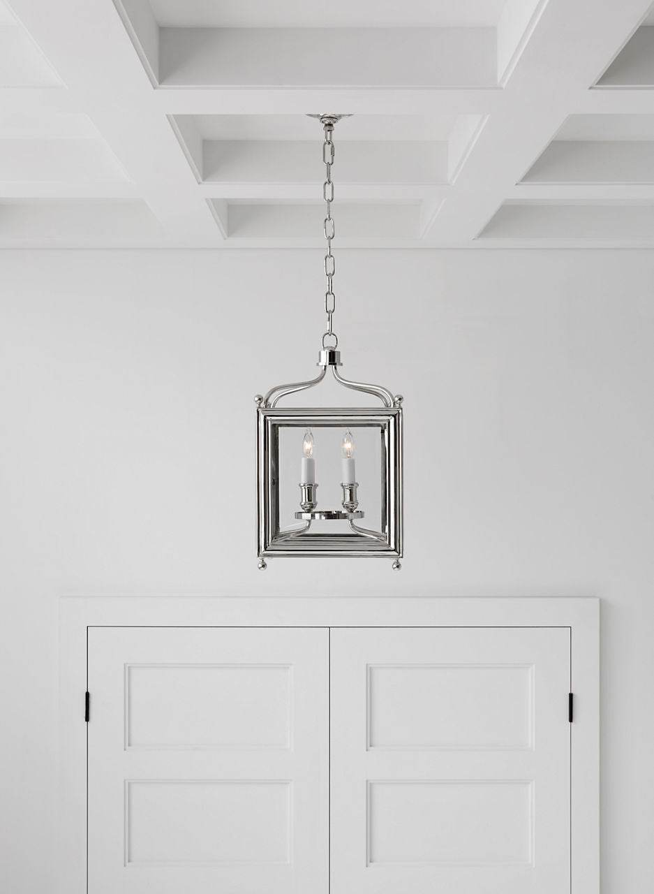 Greggory Small Lantern | Polished Nickel