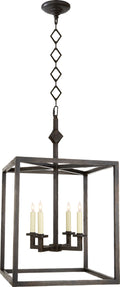 Bastien Lantern Aged Iron