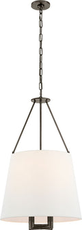 Dalston Hanging Shade | Bronze | Linen Shade