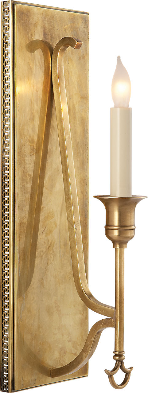 Savannah Sconce | Hand-Rubbed Antique Brass