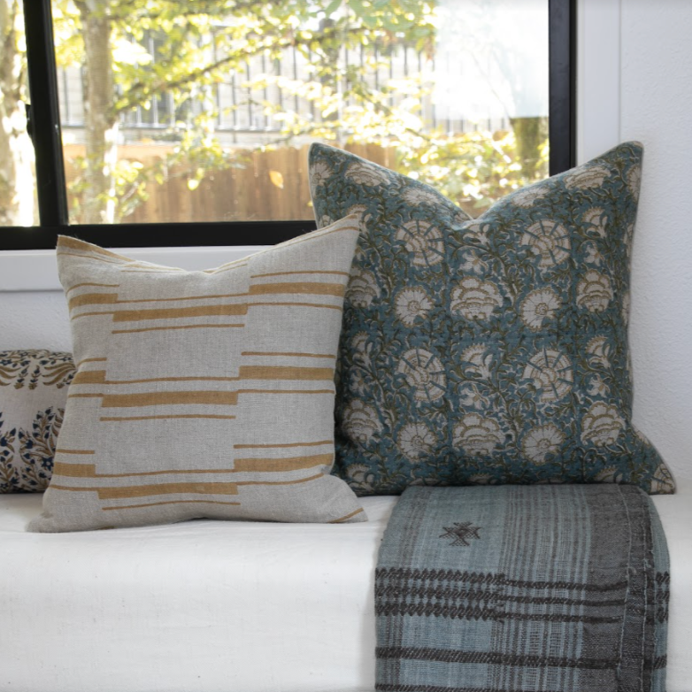 Beni Mustard Pillow