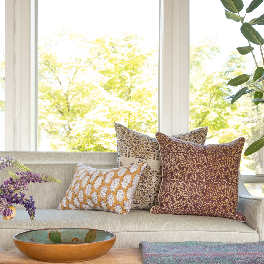 Dunes Mustard Pillow