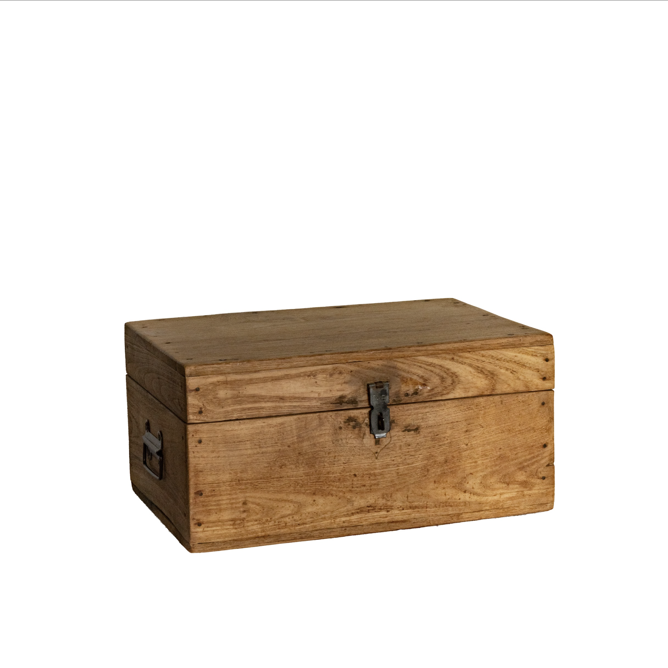 Vintage Bleached Box with Interior Cubby