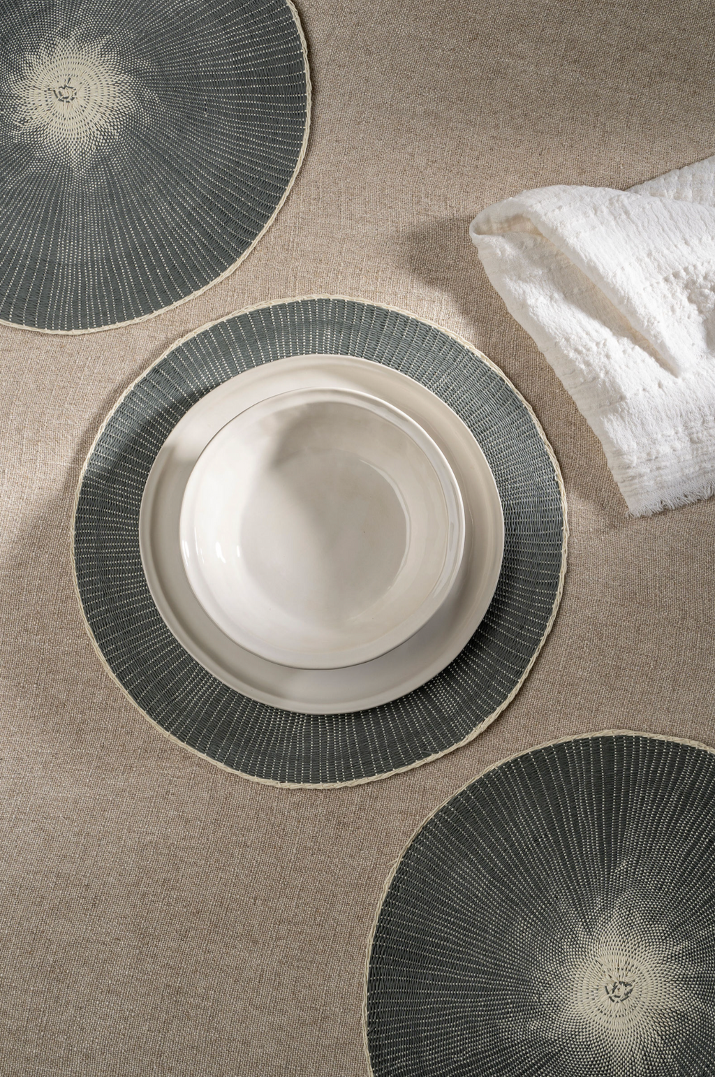 Willa Woven Placemat, Stone