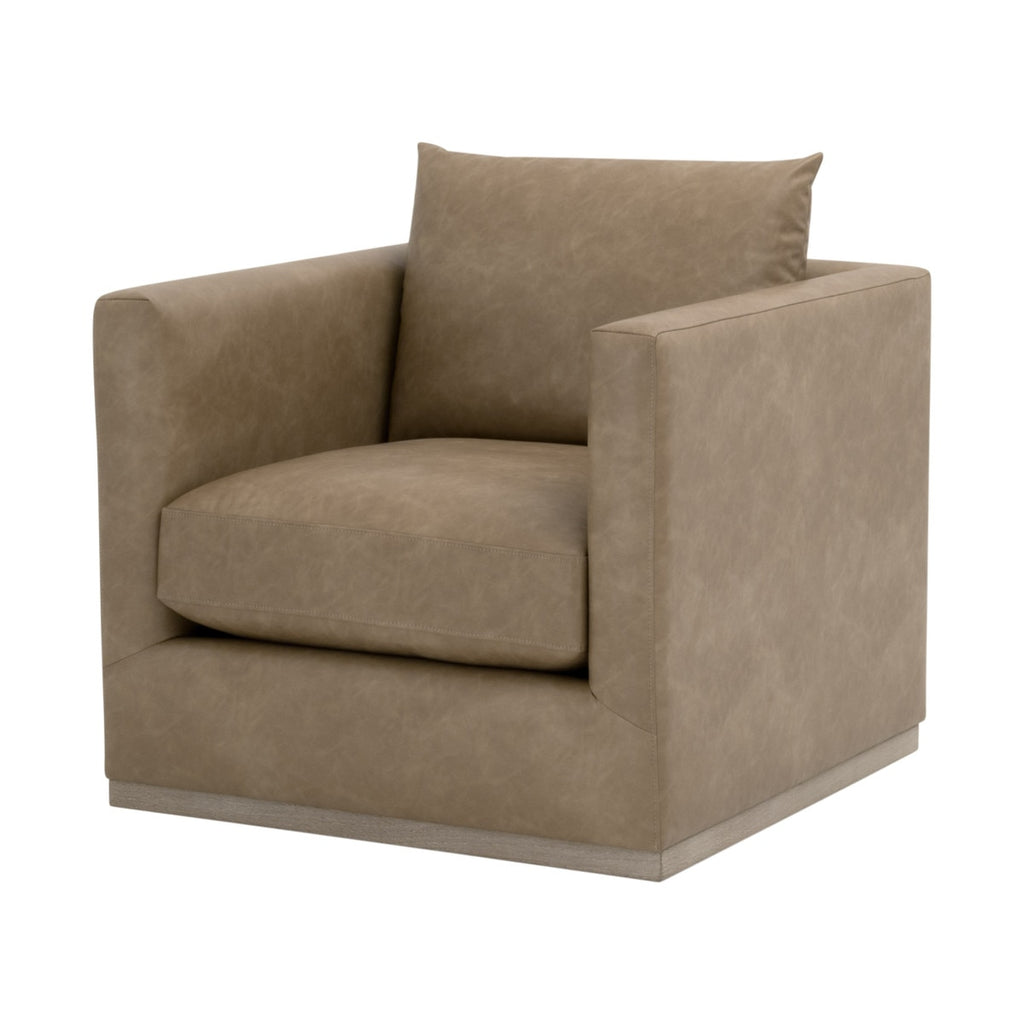 Siena Plinth Base Swivel Club Chair | Ivanhoe Toast