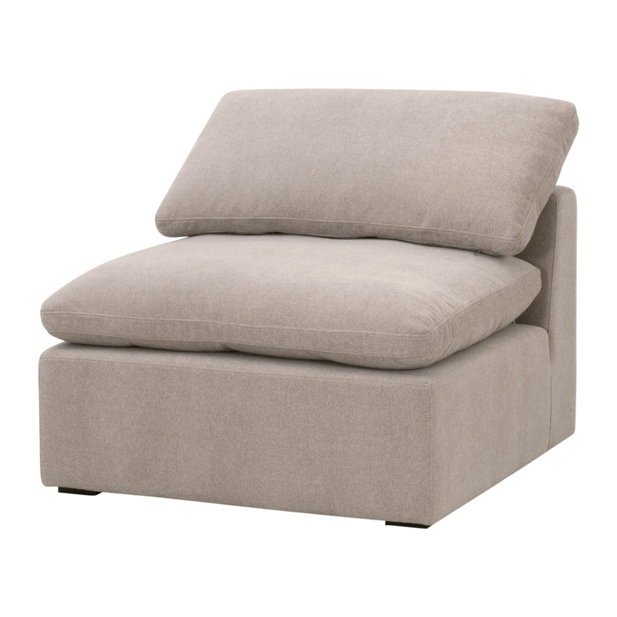 Sky Modular Armless Chair | Espresso