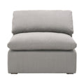Sky Modular Armless Chair | LiveSmart Peyton Slate