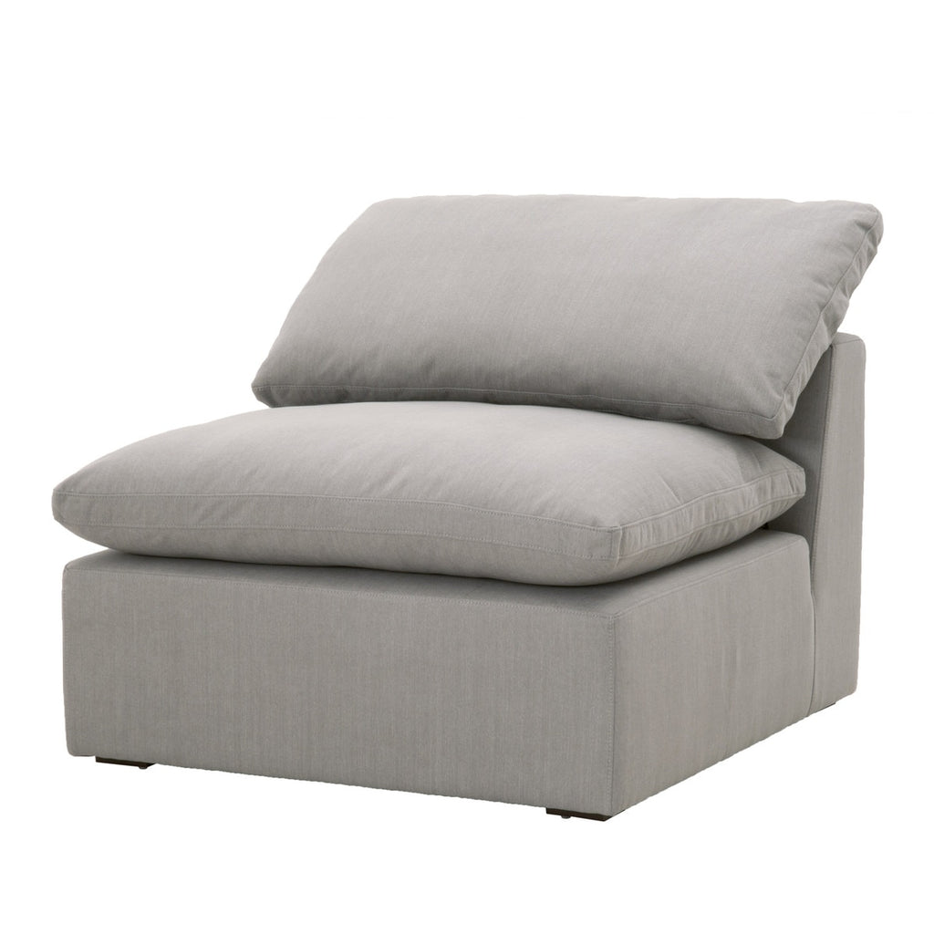 Sky Modular Armless Chair | LiveSmart Peyton Slate