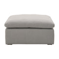 Sky Modular Ottoman | LiveSmart Peyton Slate
