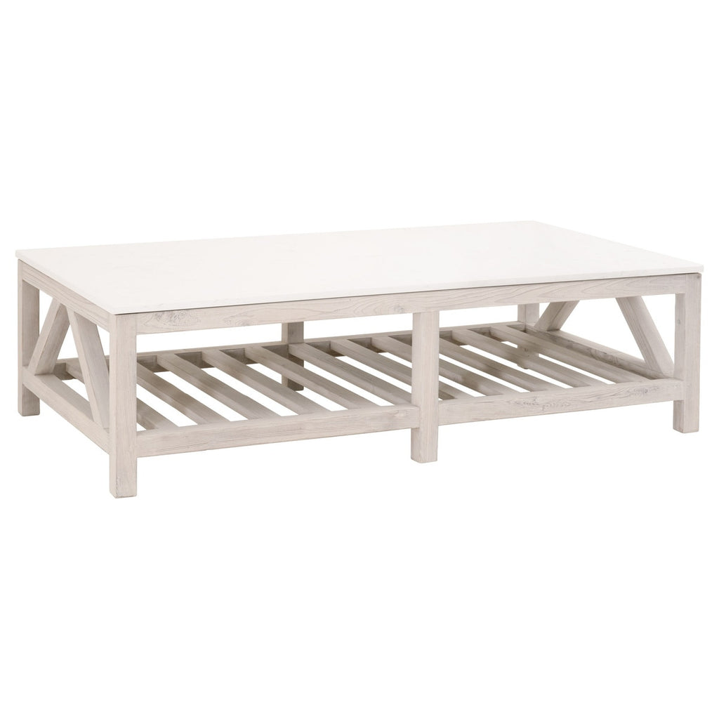 Spruce Coffee Table | White Wash Pine