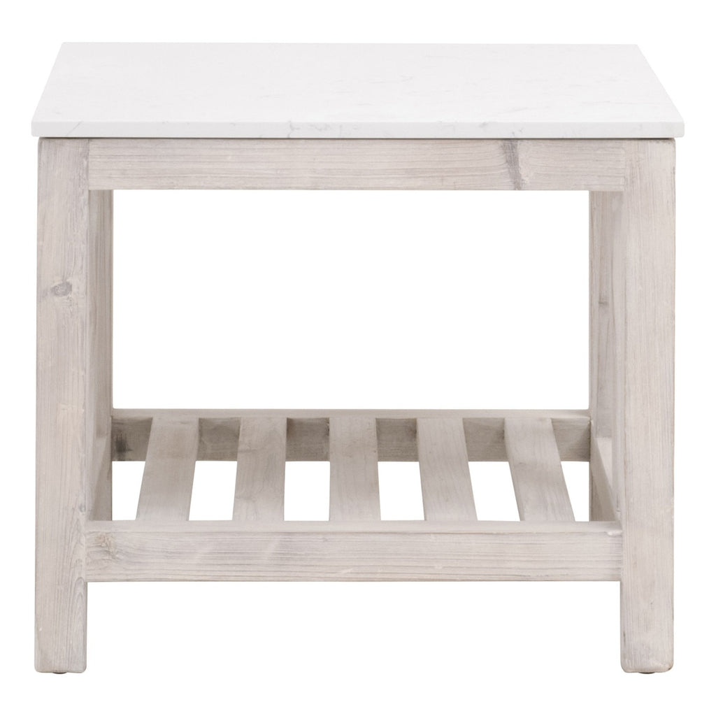 Spruce End Table | White Wash Pine