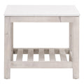 Spruce End Table | White Wash Pine