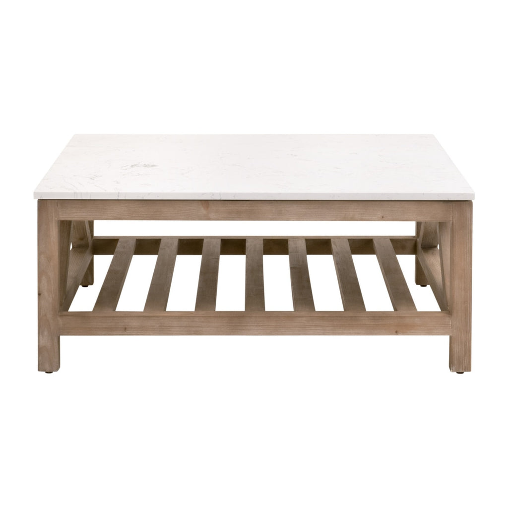 Spruce Square Coffee Table | Smoke Gray Pine