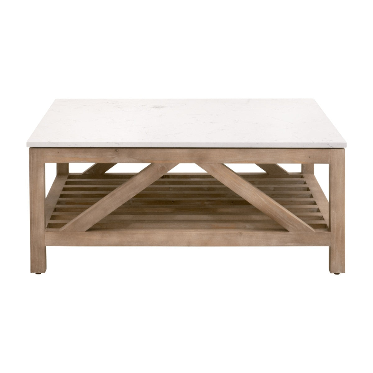 Spruce Square Coffee Table | Smoke Gray Pine