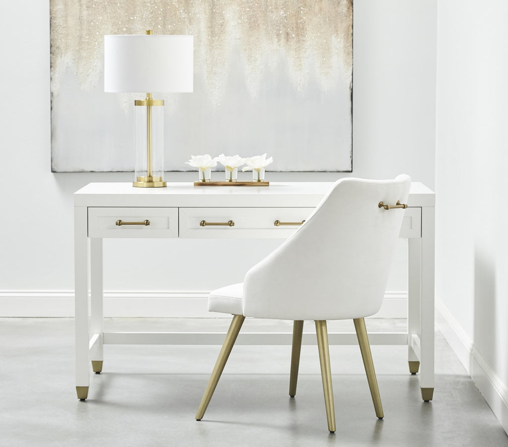 Stella Desk | Matte White