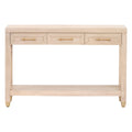 Stella Narrow Console Table | Light Honey Oak