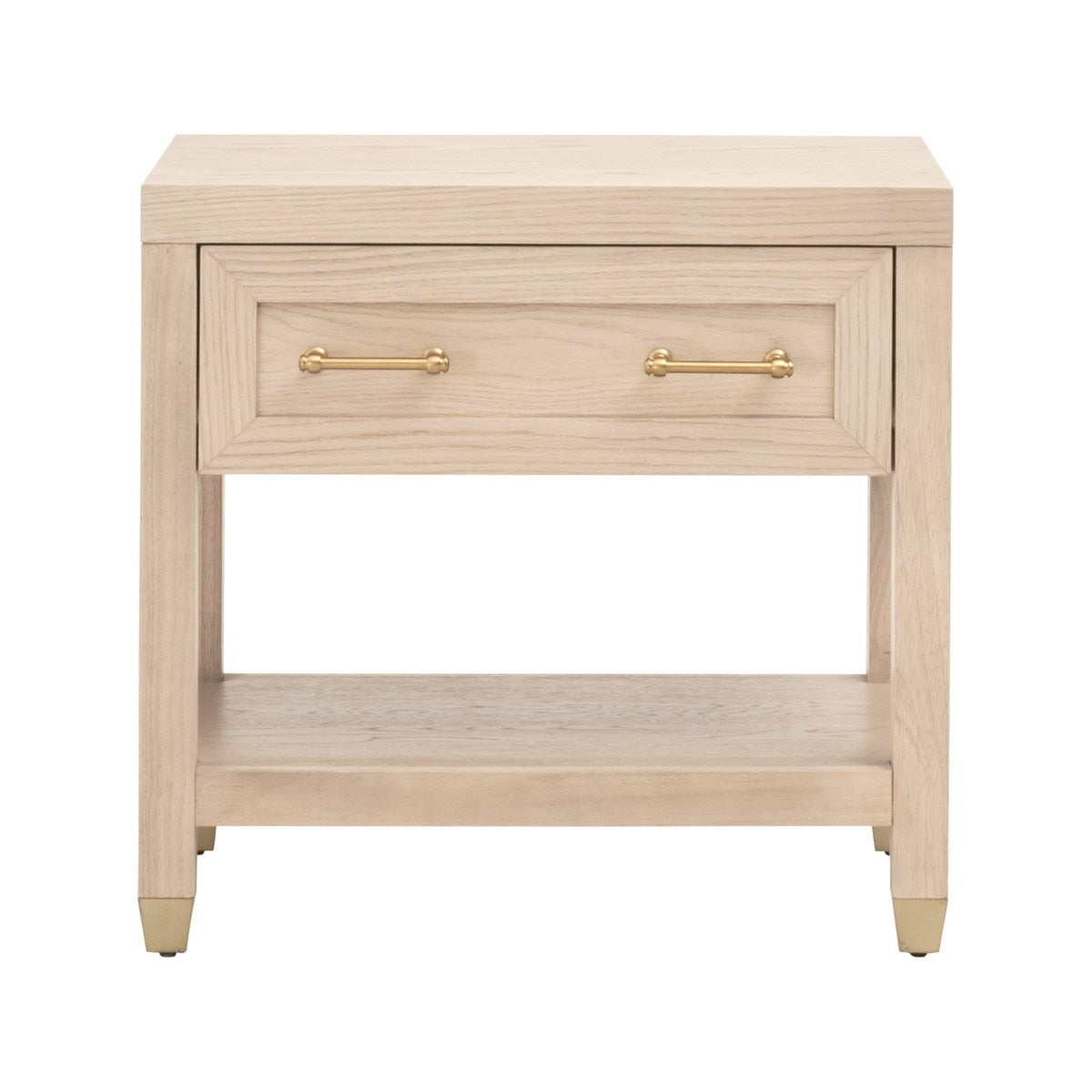 Stella 1-Drawer Nightstand | Light Honey Oak