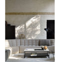 N701 Modular Sofa | Beige Fabric | 90° Round Corner