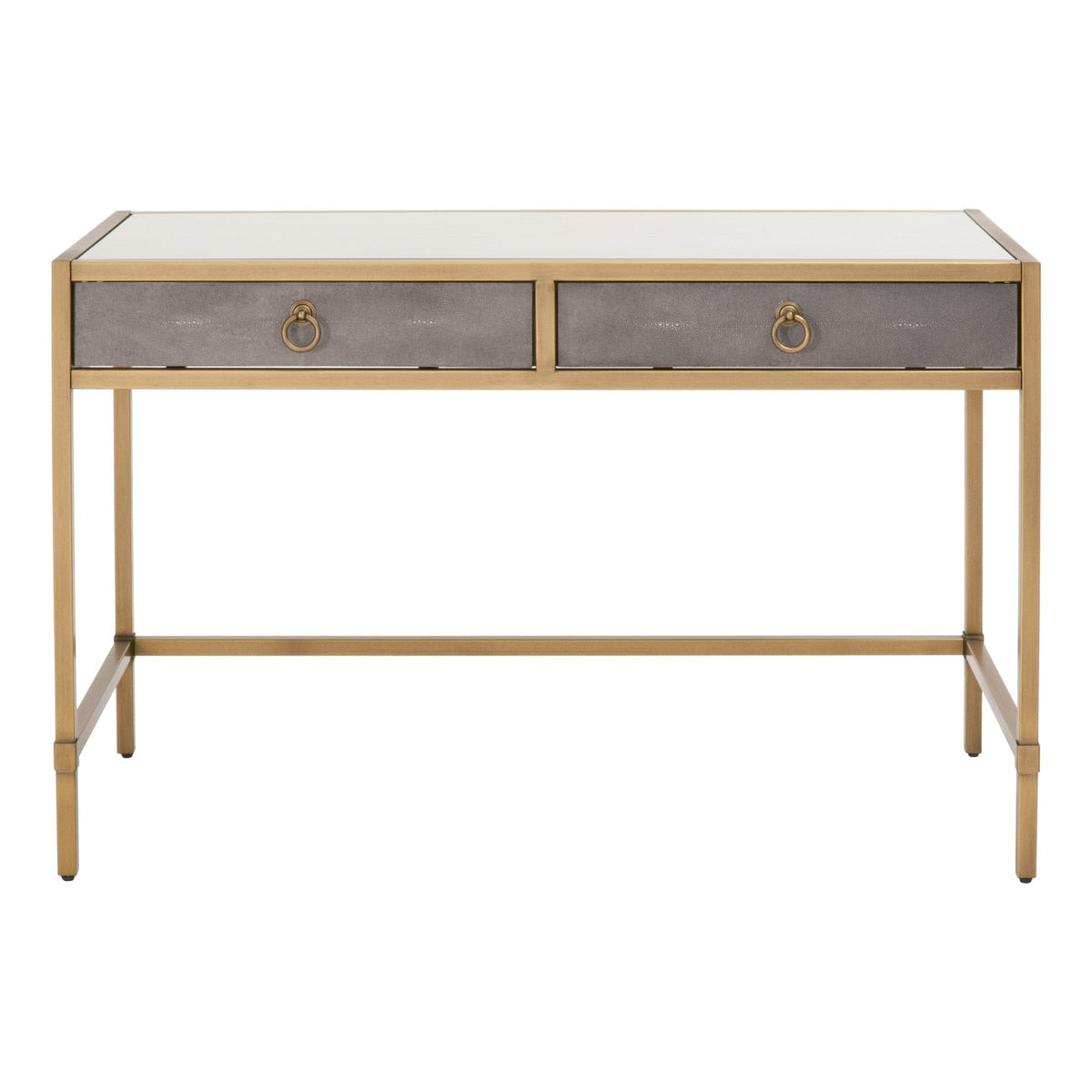 Strand Shagreen Desk | Gray Shagreen