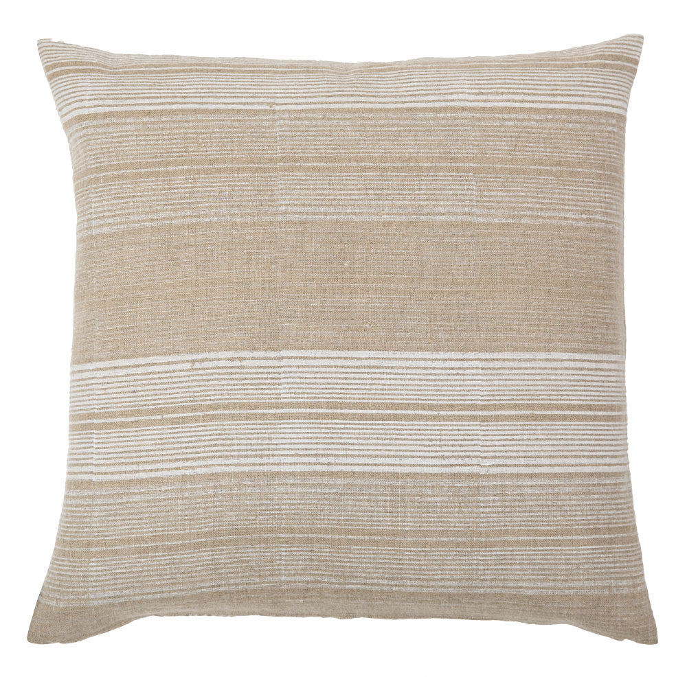 Stripes Shades of White Pillow