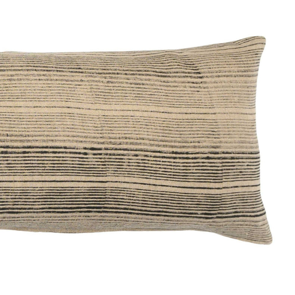Stripes Shades of Noir Pillow