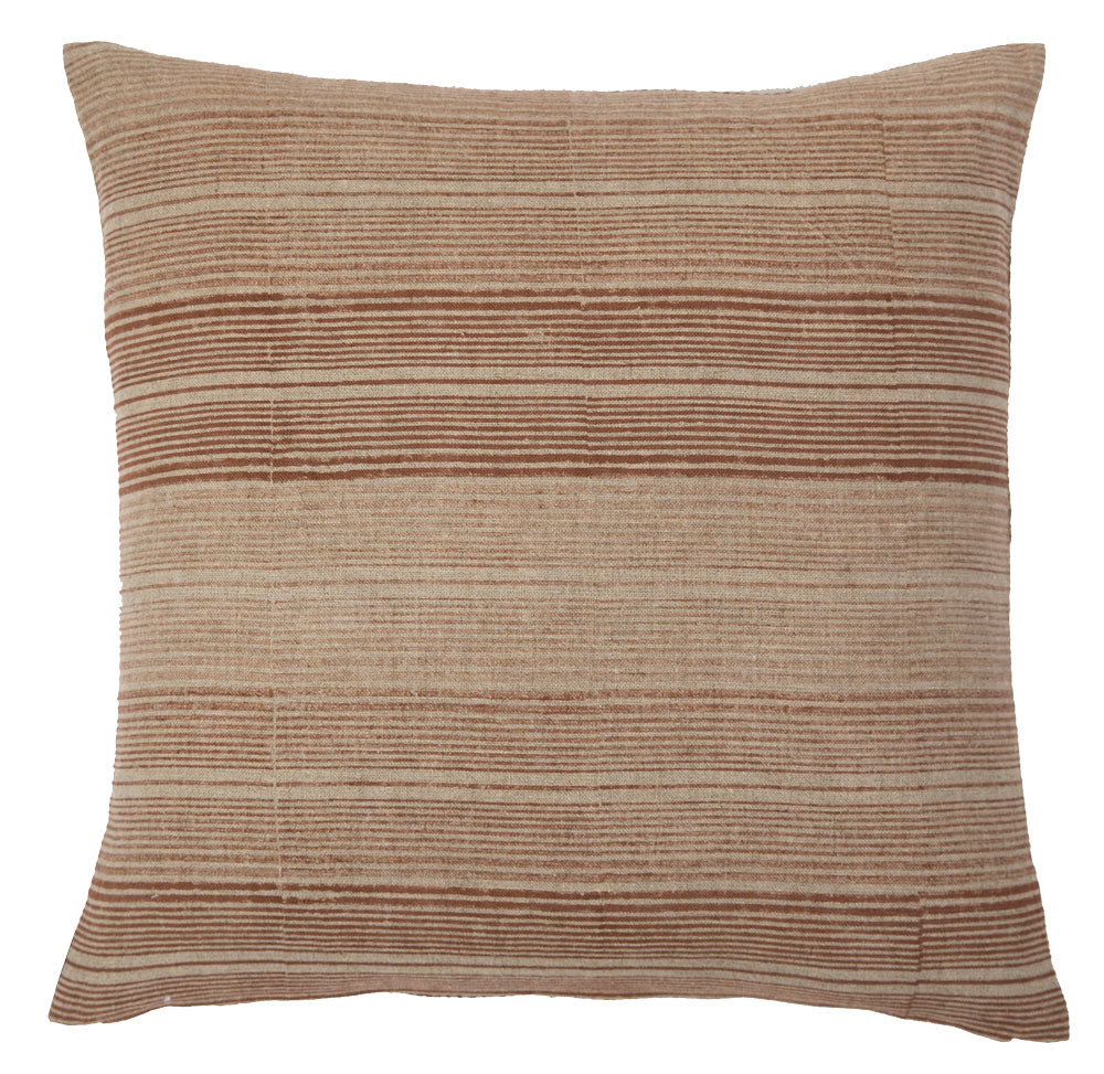 Stripes Shades of Saffron Pillow