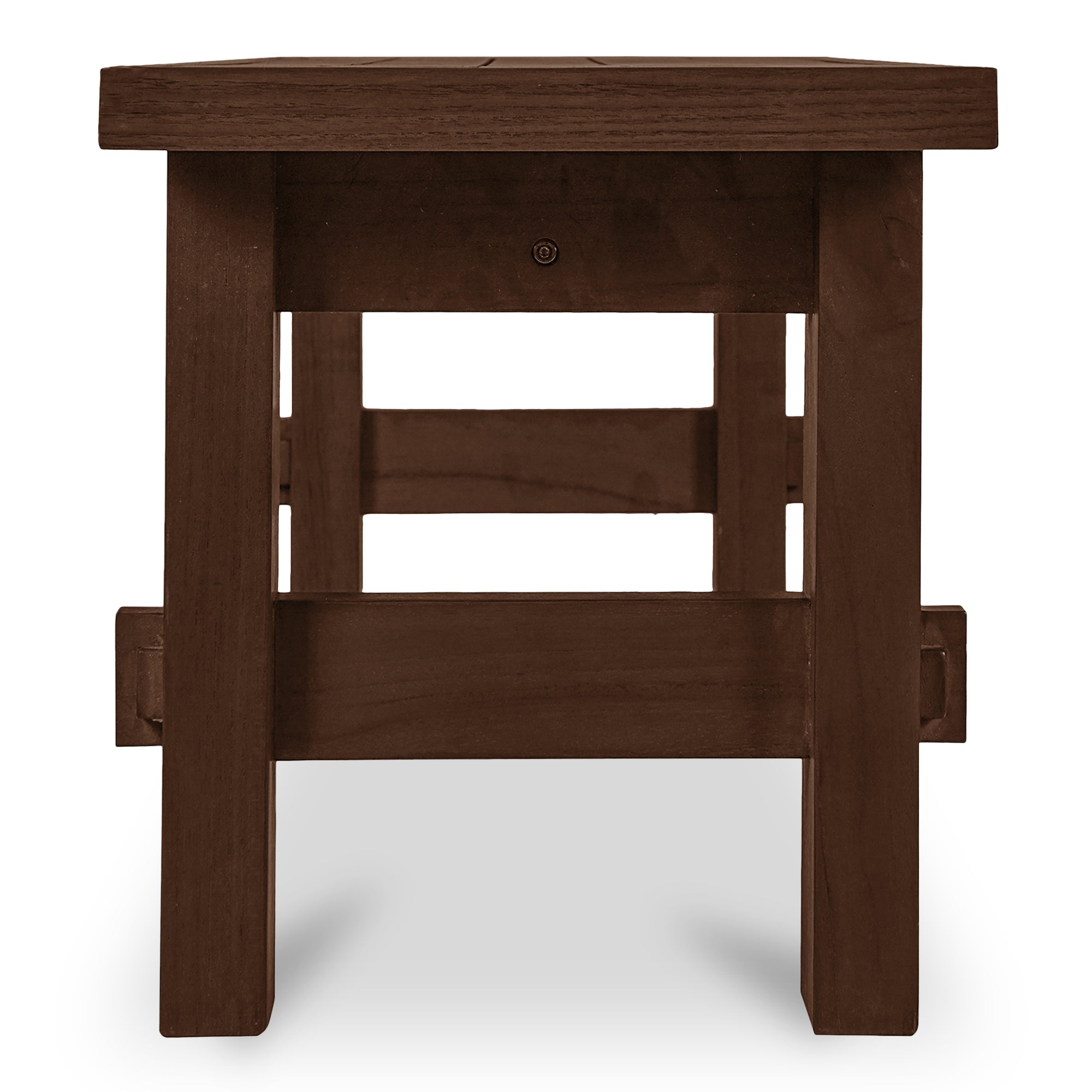 Esmond Outdoor Dining Bench Brown
