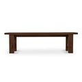 Esmond Outdoor Dining Bench Brown