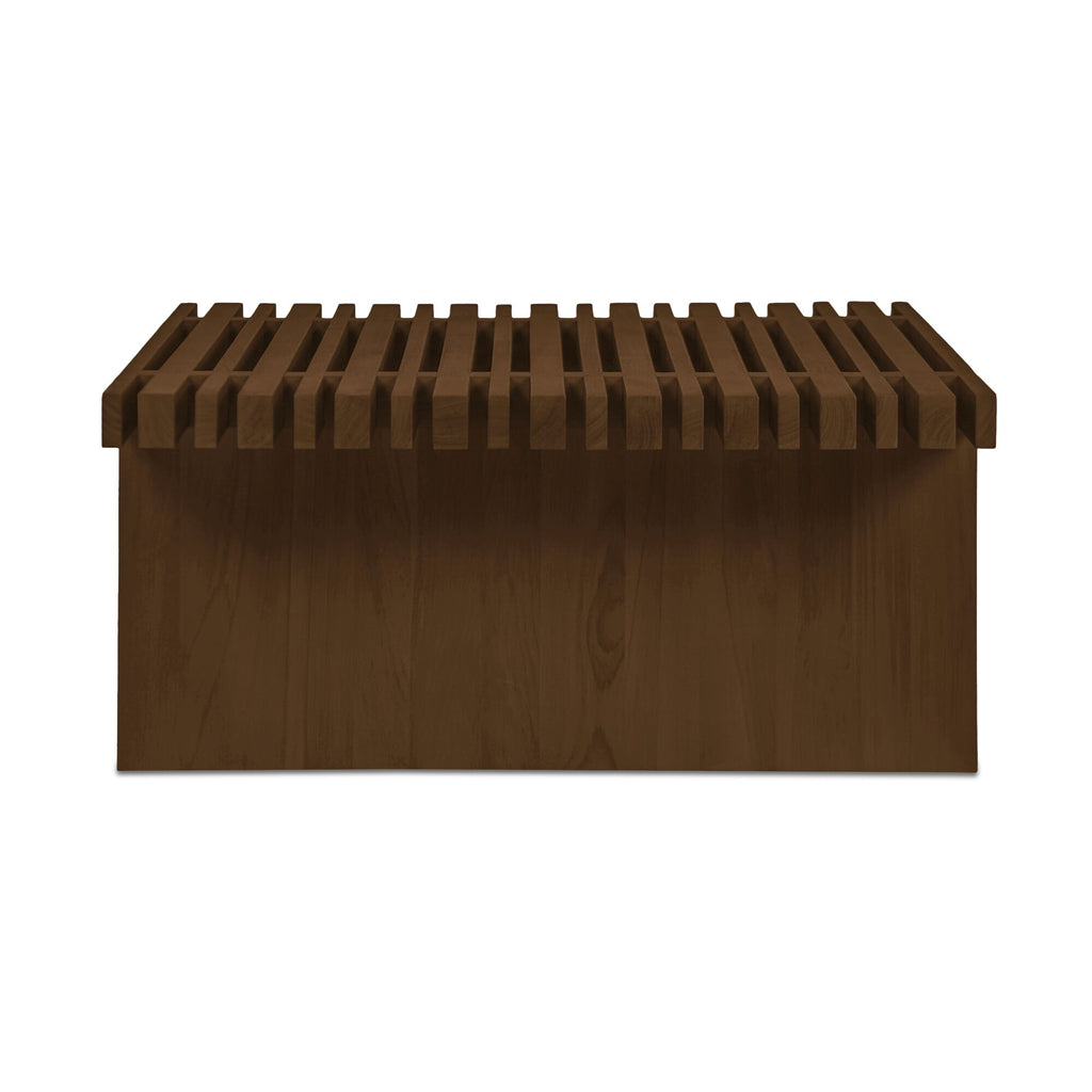 Fletcher Outdoor Coffee Table Brown